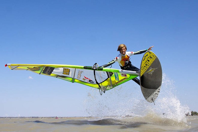 Loic Spicher - PWA Surf World Cup Podersdorf 2012 ©  John Carter / PWA http://www.pwaworldtour.com